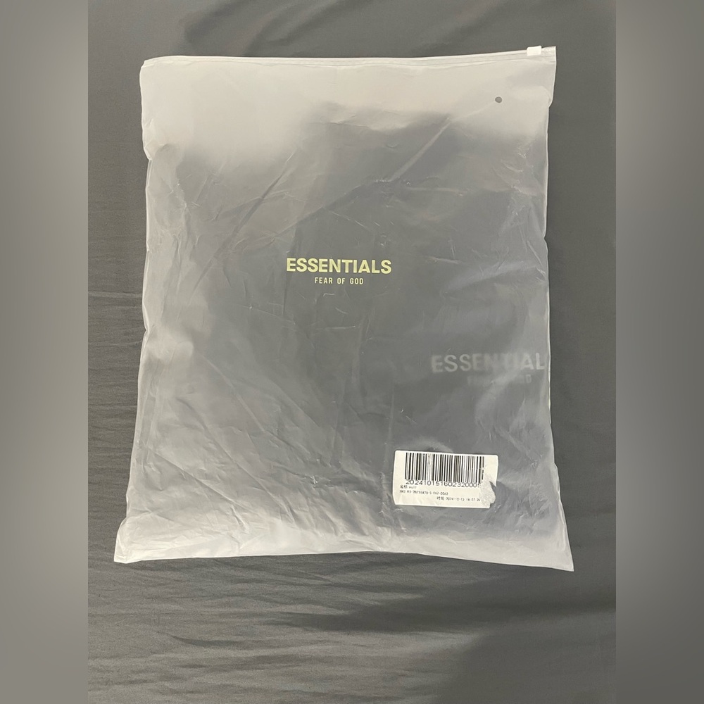 Essentials Hoodie | Black | Size small in men |